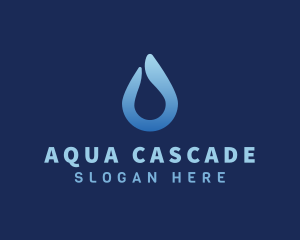 Water Liquid Droplet logo design