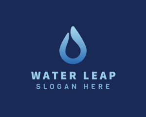 Water Liquid Droplet logo design