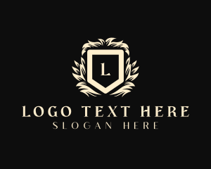 College - Wreath Shield Regal College logo design