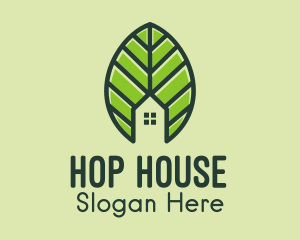 Leaf House Property  logo design