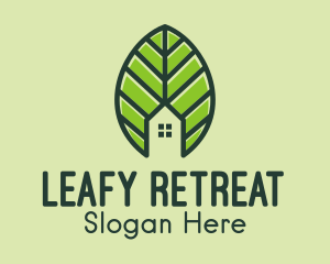 Leaf House Property  logo design