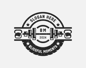 Gym Fitness Weightlifting Logo