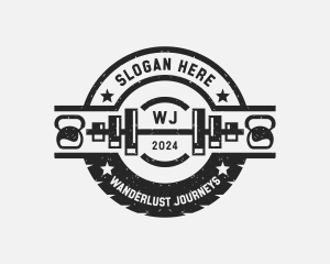 Gym Fitness Weightlifting Logo