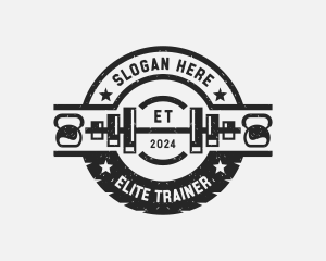 Gym Fitness Weightlifting Training logo design