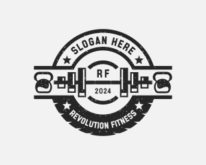 Gym Fitness Weightlifting Training logo design