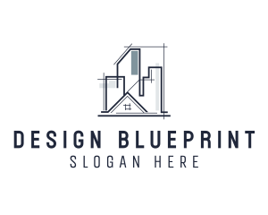 Building House Blueprint logo