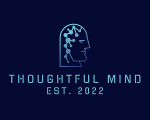 Human Neuroscience Mind logo design