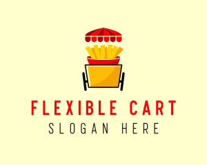 Fries Food Cart  logo design