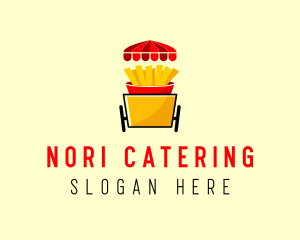 Fries Food Cart  logo design