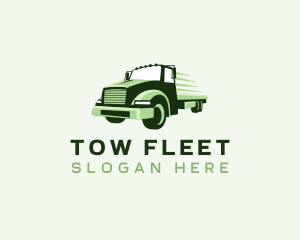 Truck Logistics Transporatation logo design