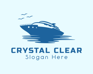 Travel Cruise Ship Logo