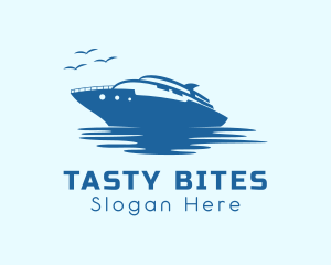 Travel Cruise Ship Logo