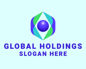 Global Accounting Sphere  logo design