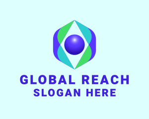 Global Accounting Sphere  logo design