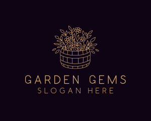 Garden Flower Plant logo