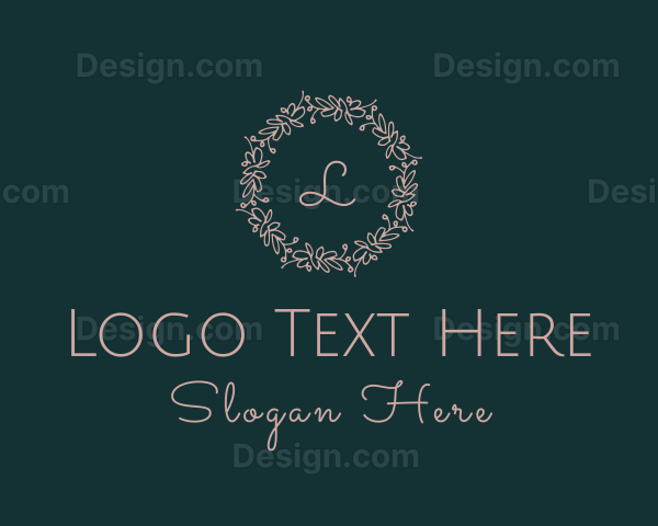 Luxe Boutique Wreath Logo