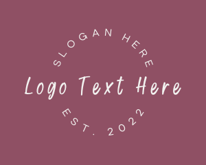 Handwritten Salon Brand logo