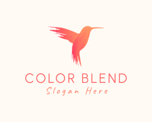 Hummingbird Gradient Paint logo