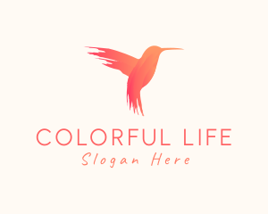 Hummingbird Gradient Paint logo