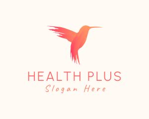 Hummingbird Gradient Paint logo design