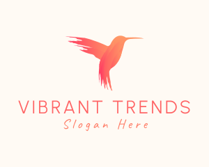 Hummingbird Gradient Paint logo