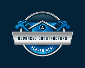 Hammer Roof Carpentry logo design