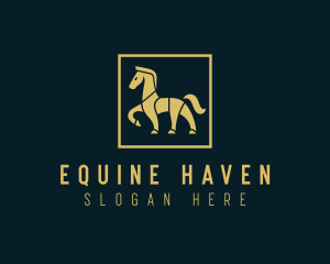 Walking Horse Stallion logo