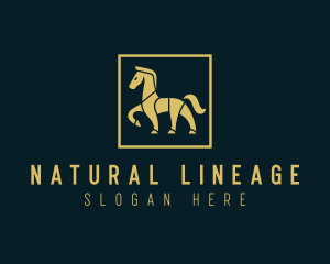Walking Horse Stallion logo