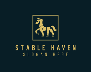 Walking Horse Stallion logo