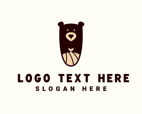 Bear logo example 4