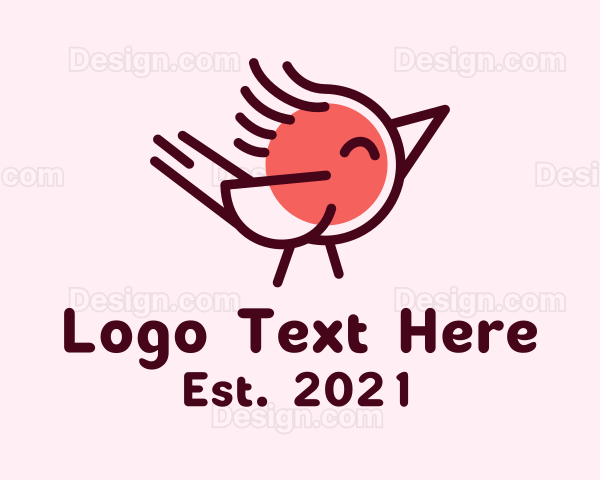 Baby Parrot Bird Logo