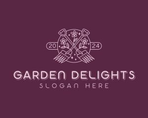 Garden Fork Planting logo design