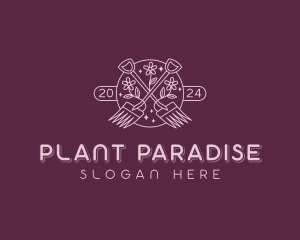 Garden Fork Planting logo design