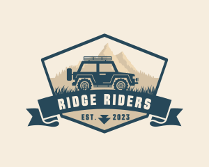 Travel Trip Jeep logo design