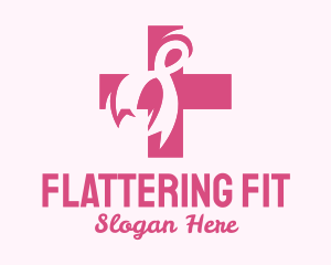 Breast Cancer Ribbon logo design