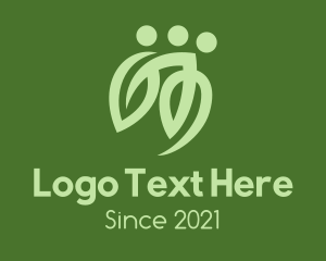 Organic Family Leaf logo