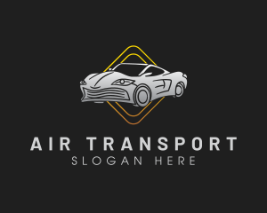 Silver Car Automobile logo design