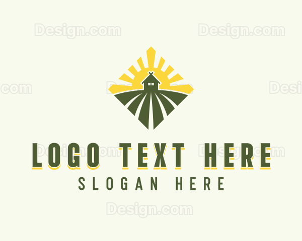 Lawn Landscaping Gardener Logo