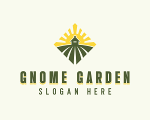 Lawn Landscaping Gardener logo design