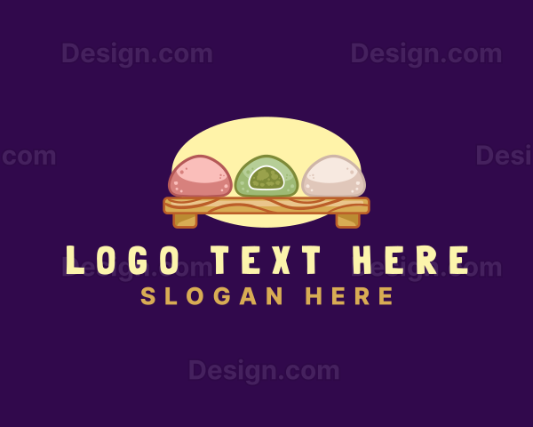 Mochi Bread Bun Logo