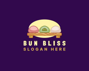 Mochi Bread Bun logo design