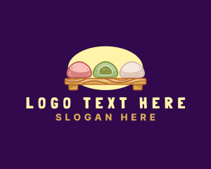 Bun - Mochi Bread Bun logo design
