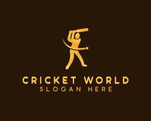 Cricket League Player logo