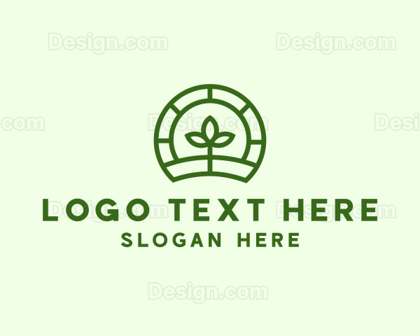 Green Seedling  Farm Logo