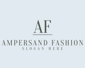 Minimalist Fashion Brand logo design