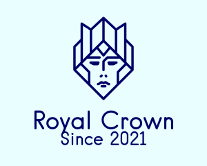 Blue Royalty Woman  logo