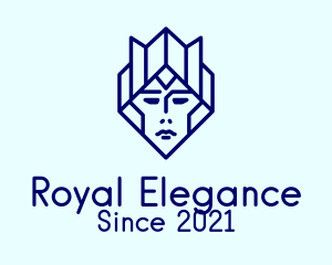 Blue Royalty Woman  logo