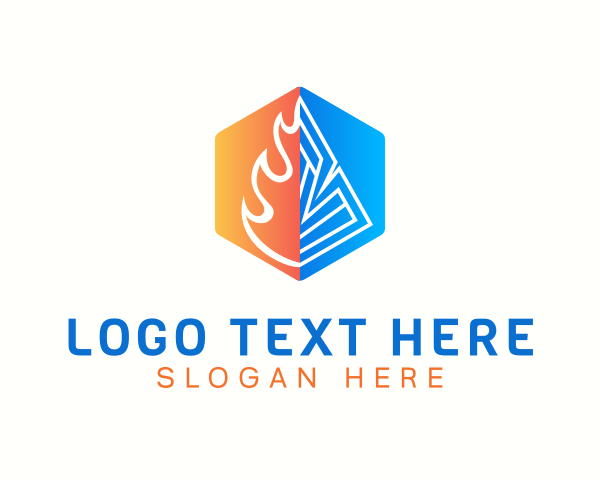 Warm logo example 1