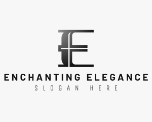 Premium Elegant Stylish Letter E logo design