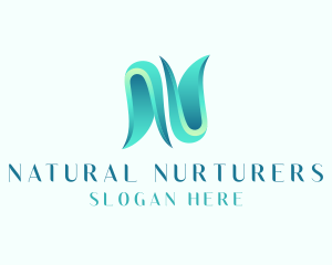 Nature Flower Garden logo design